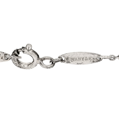 Tiffany Sterling Silver Diamond .05ct Elsa Peretti Diamonds by the Yard Bracelet 3 of 6
