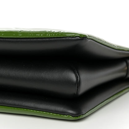 Louis Vuitton Patent Embossed Monogram Coussin PM Green Black 11 of 14