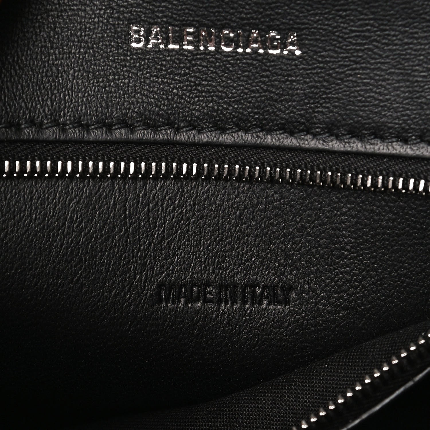 Balenciaga Grained Calfskin Small Hourglass Top Handle Bag Black 7 of 14