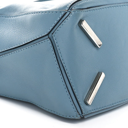 Loewe Calfskin Small Puzzle Bag Stone Blue 9 of 10