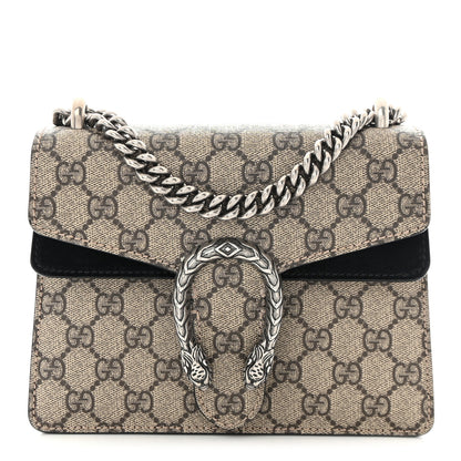 Gucci GG Supreme Monogram Mini Dionysus Shoulder Bag Black 1 of 12