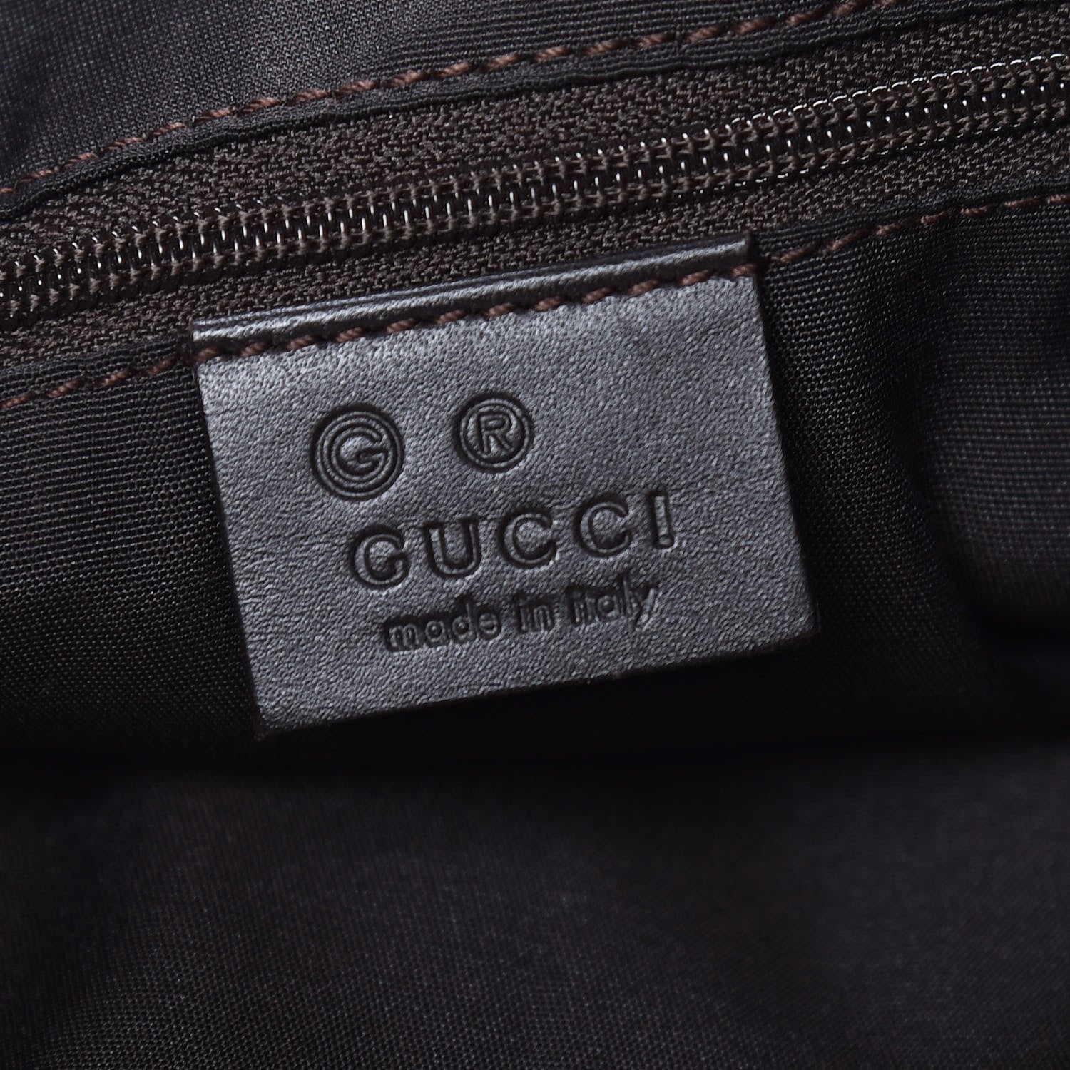 Gucci Monogram Medium Abbey Convertible Tote Dark Brown 6 of 9