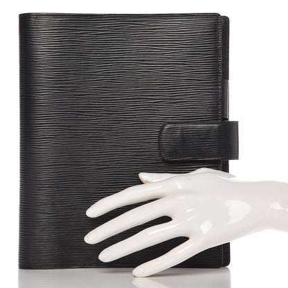 Louis Vuitton Epi Large Ring Agenda Black 2 of 8