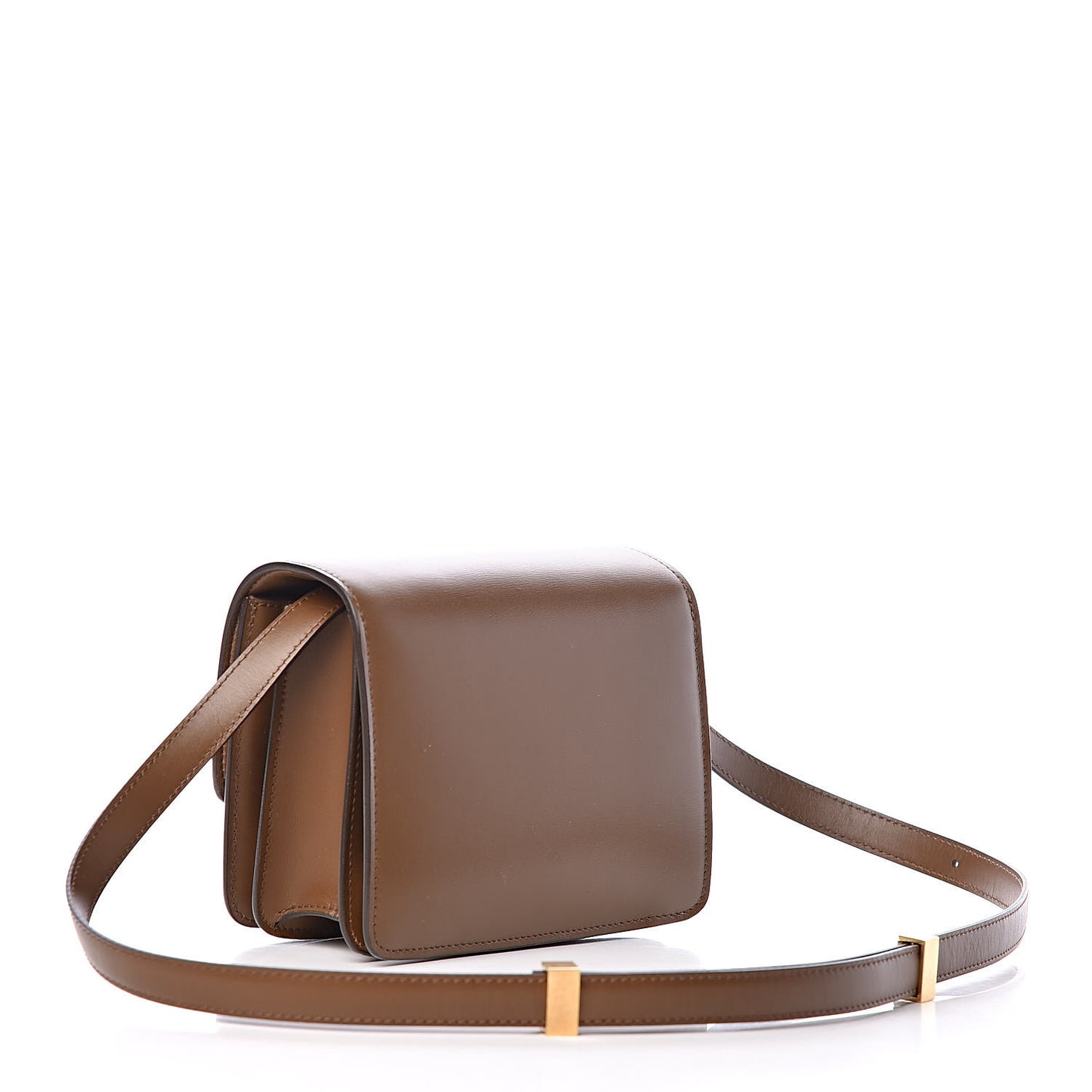 Box Calfskin Small Classic Box Flap Bag Camel