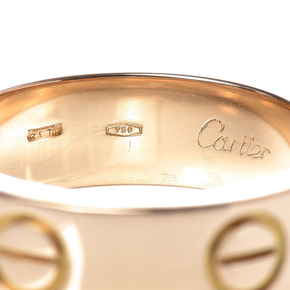 Cartier 18K Yellow Gold 5.5mm LOVE Ring 52 6 6 of 6