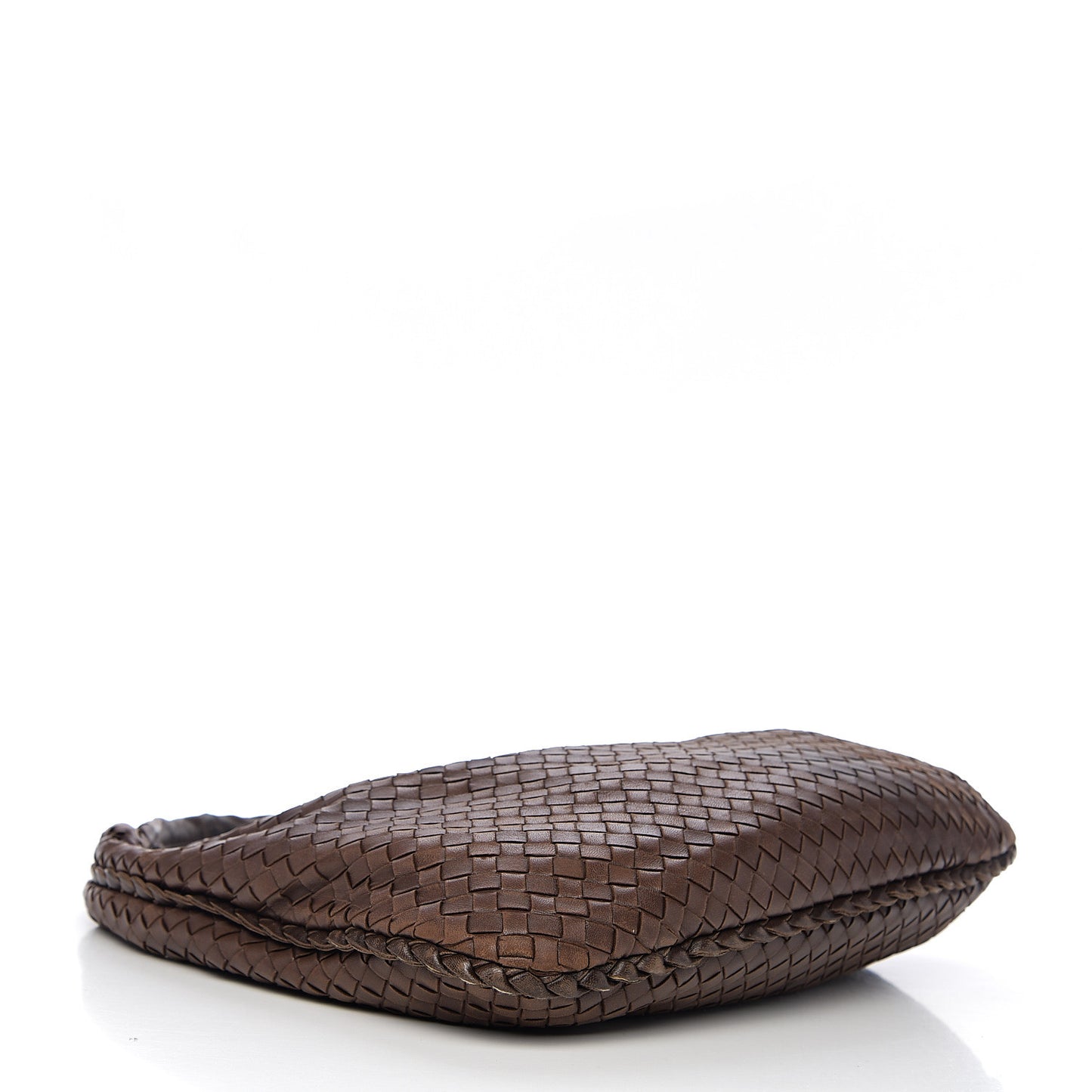Nappa Intrecciato Medium Veneta Hobo Ebano