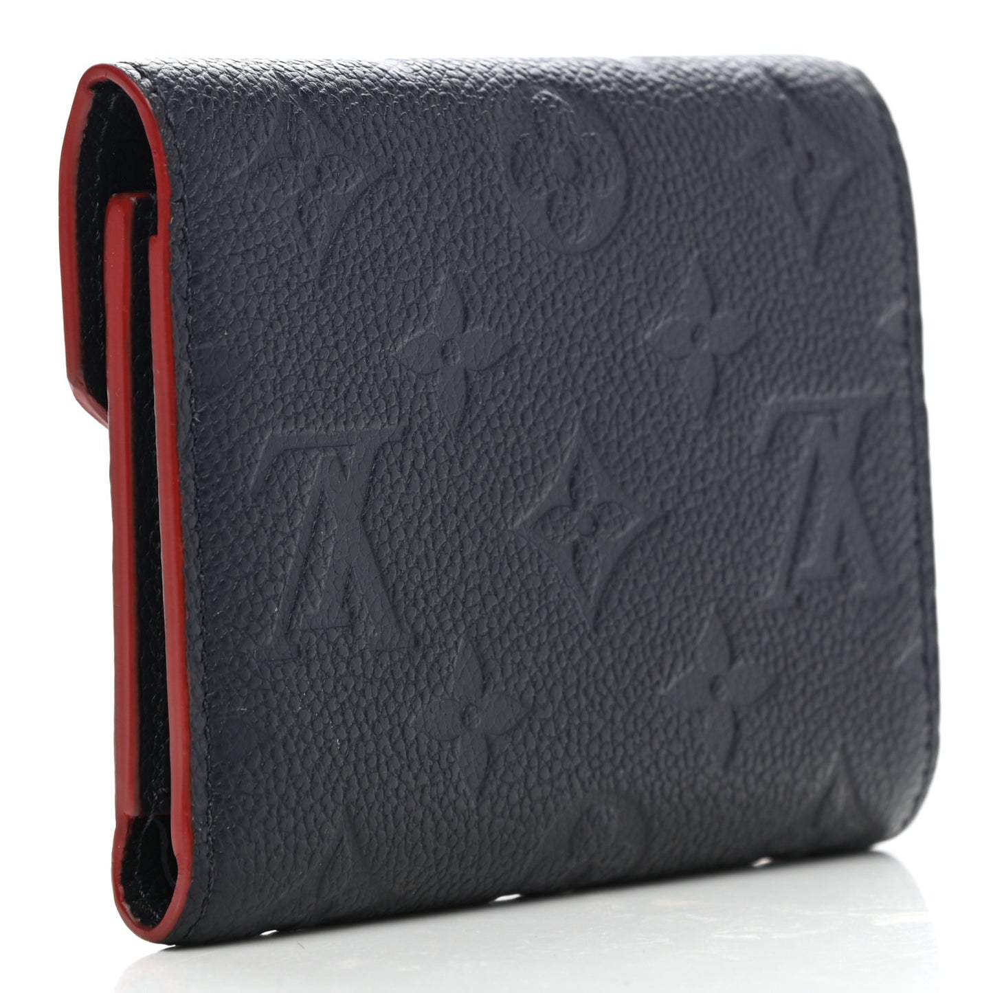 Empreinte Victorine Wallet Marine Rouge