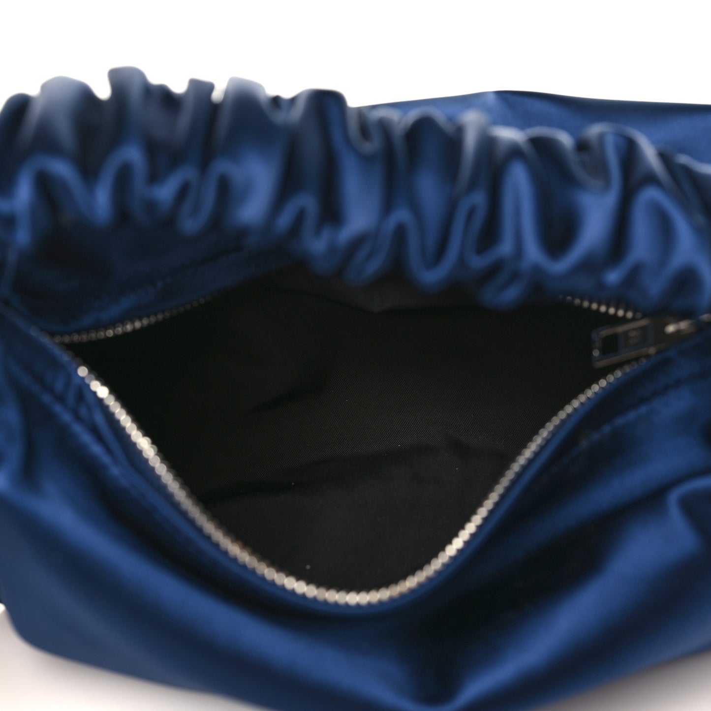 Satin Mini Scrunchie Bag Night Sky