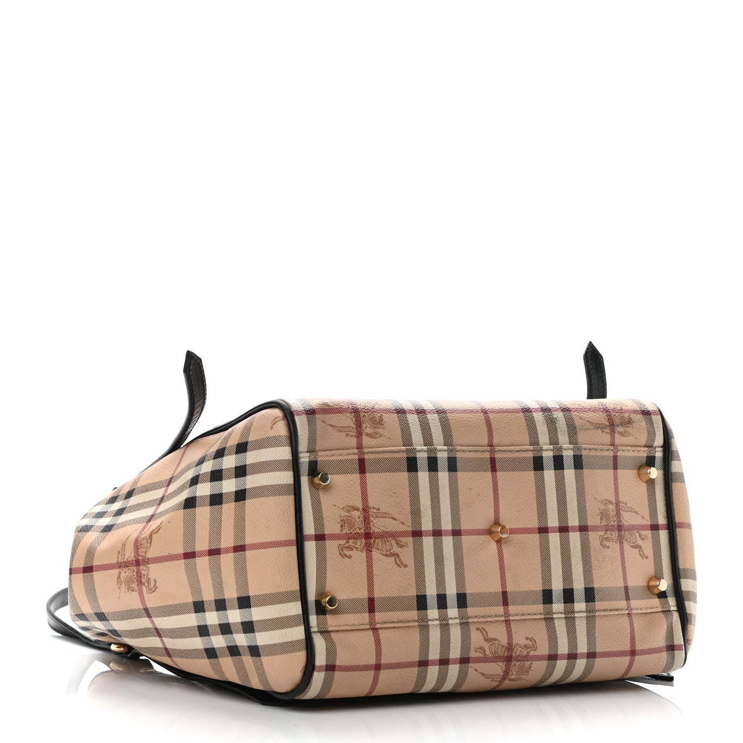 Burberry Haymarket Check Small Canterbury Tote Black 4 of 11