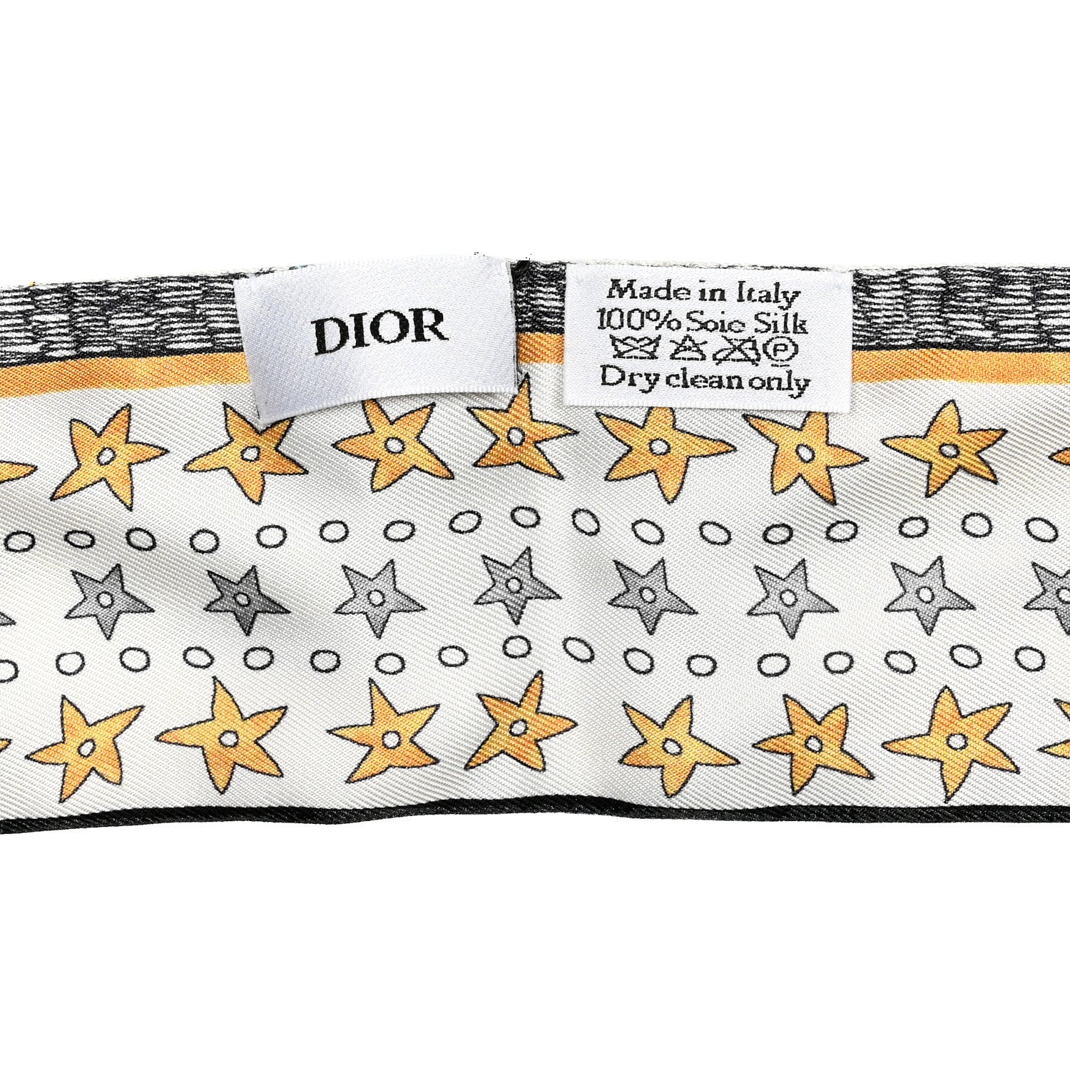 Christian Dior Silk L'Etoile Mitzah Scarf 3 of 3