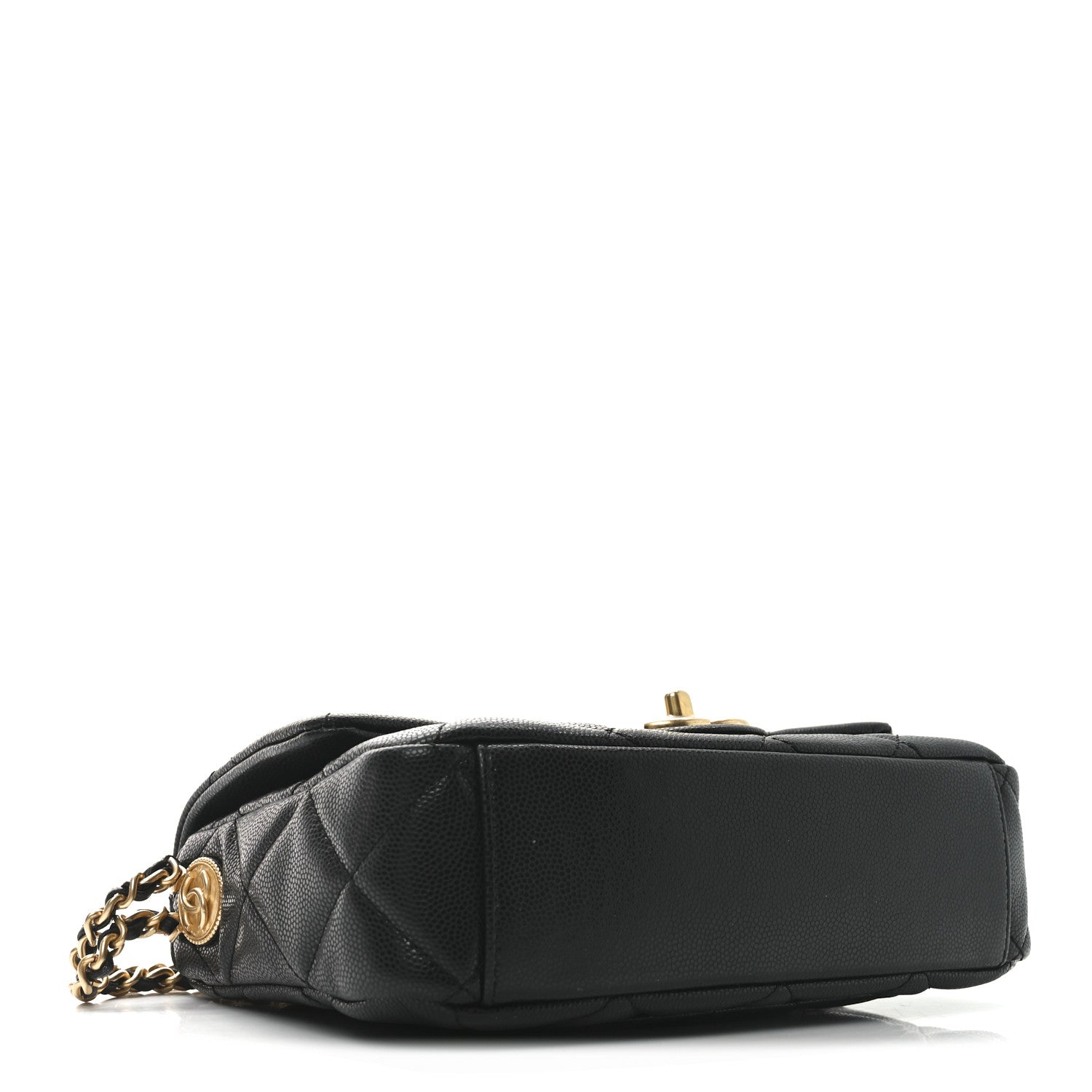 Chanel Caviar Quilted Small Twist Your Buttons Flap Black 4 of 11