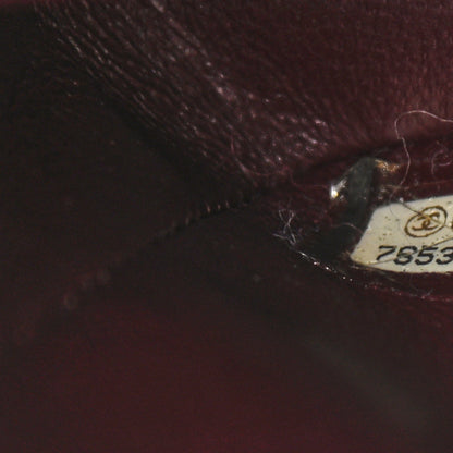 Chanel Caviar Quilted Medium Double Flap Burgundy 6 of 9