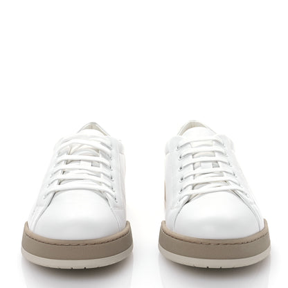 Fendi Calfskin Mens Fendi Match Low Top Sneakers 10.5 White Beige 2 of 8