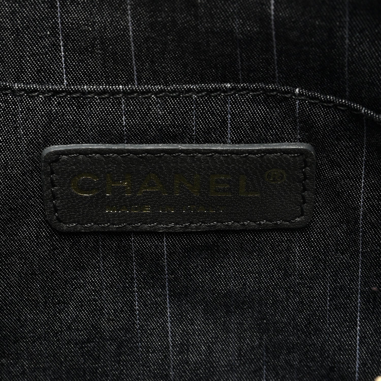 Chanel Velvet Union Jack Clutch Navy Red 6 of 9