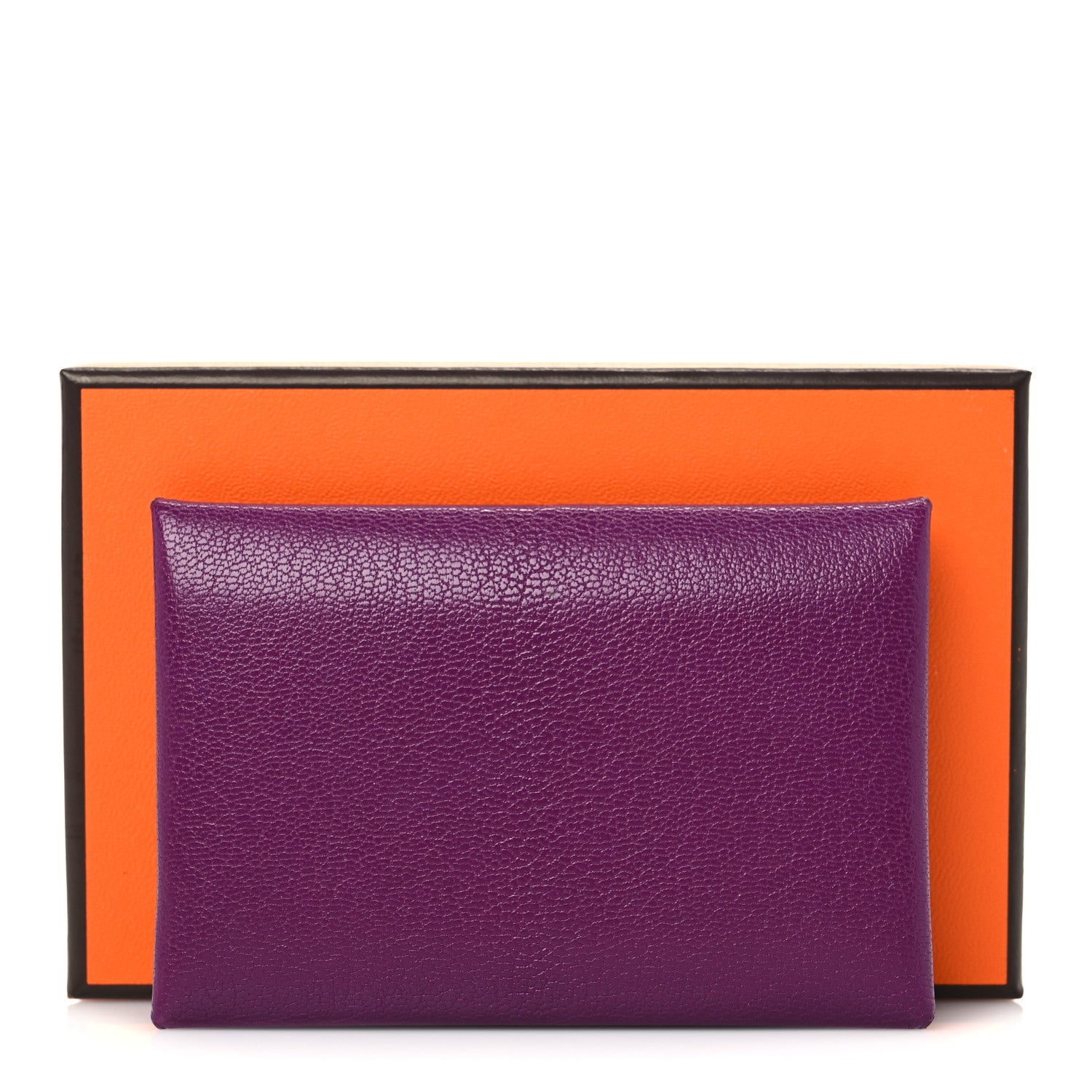 Hermes Chevre Mysore Calvi Card Case Anemone 7 of 7