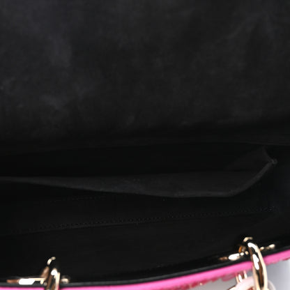 Christian Dior Canvas Sequin Beaded Embroidered Butterfly Lady D-Joy Pink Multicolor 5 of 9