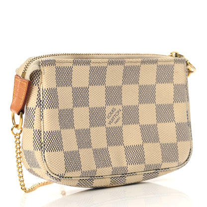 Louis Vuitton Damier Azur Mini Pochette Accessories 3 of 8
