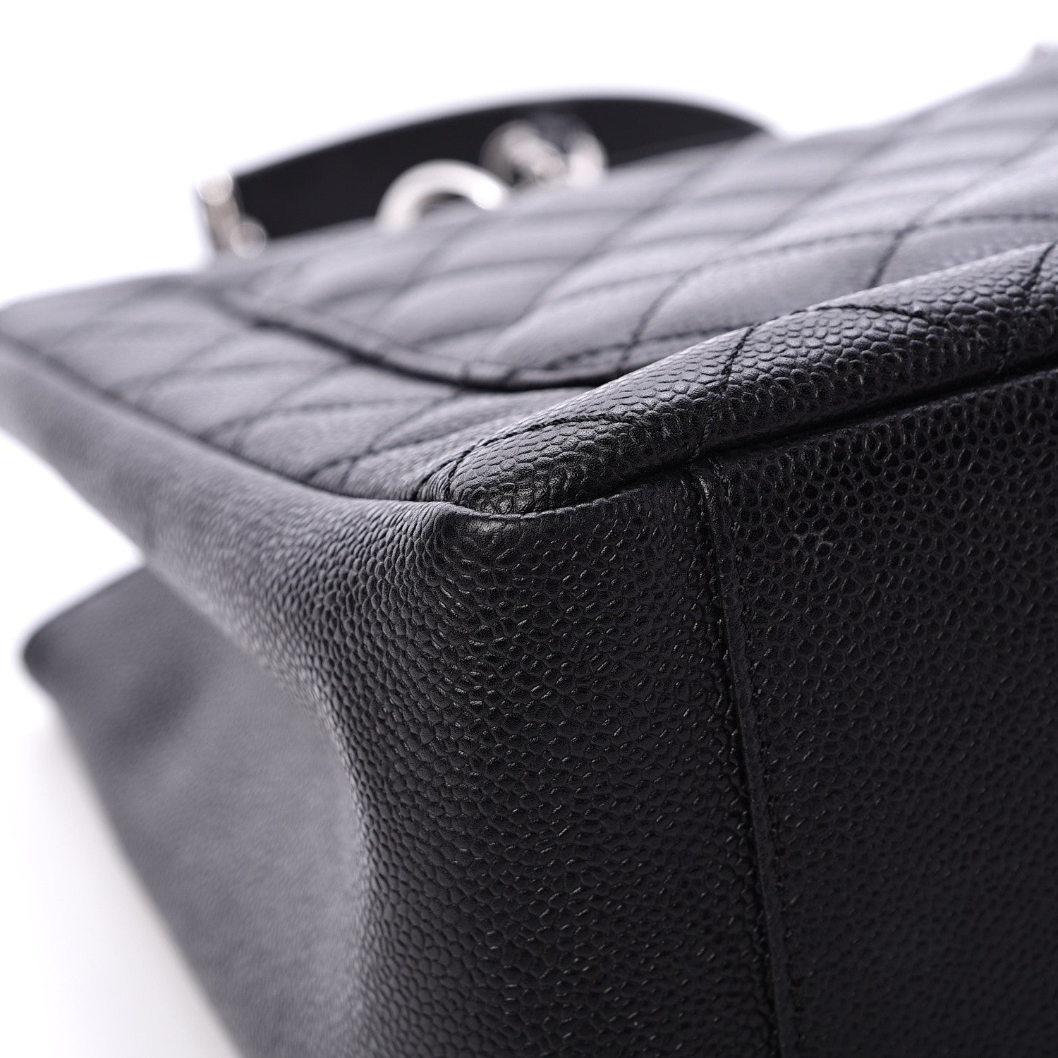 Chanel Caviar Quilted Grand Shopping Tote GST Black 11 of 11