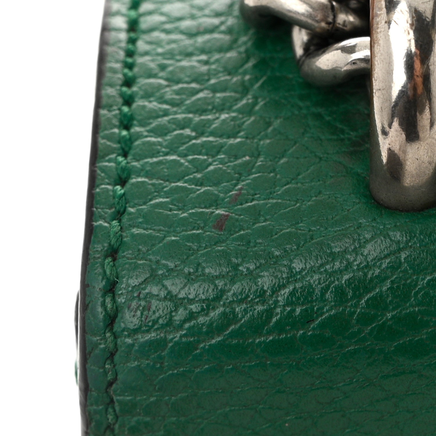 Gucci Pebbled Calfskin Small Dionysus Shoulder Bag Emerald 12 of 13