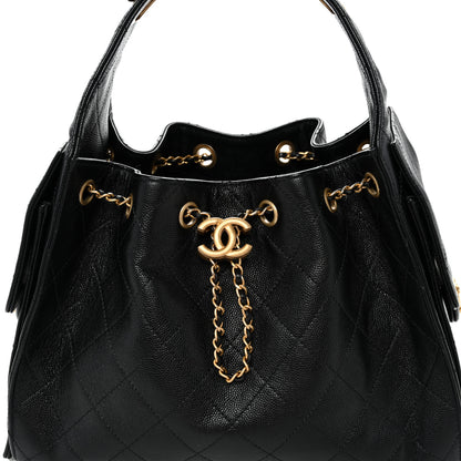 Chanel Caviar Quilted Small Chanel 25 Handbag Black 8 of 10