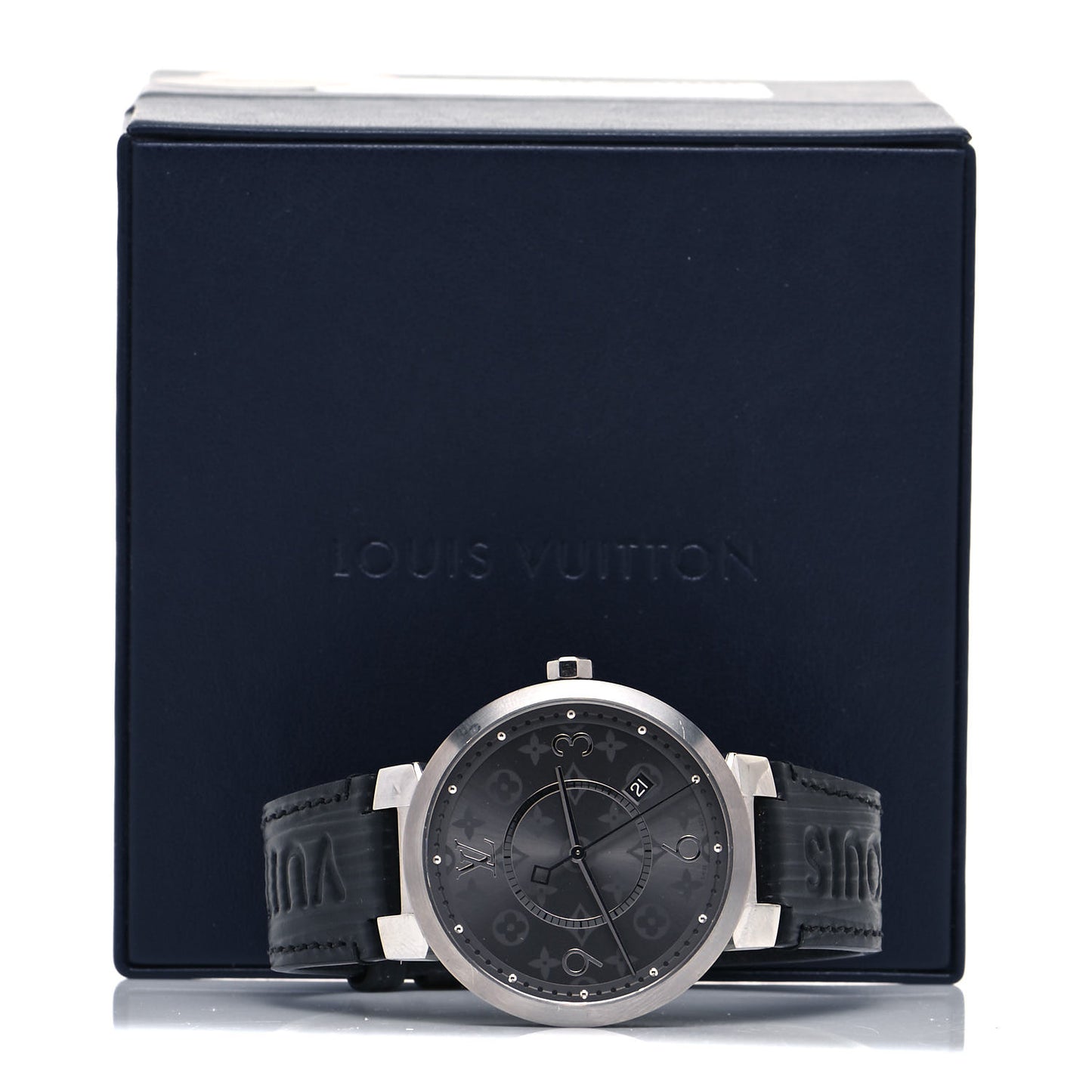 Stainless Steel Epi 39mm Tambour Quartz Watch