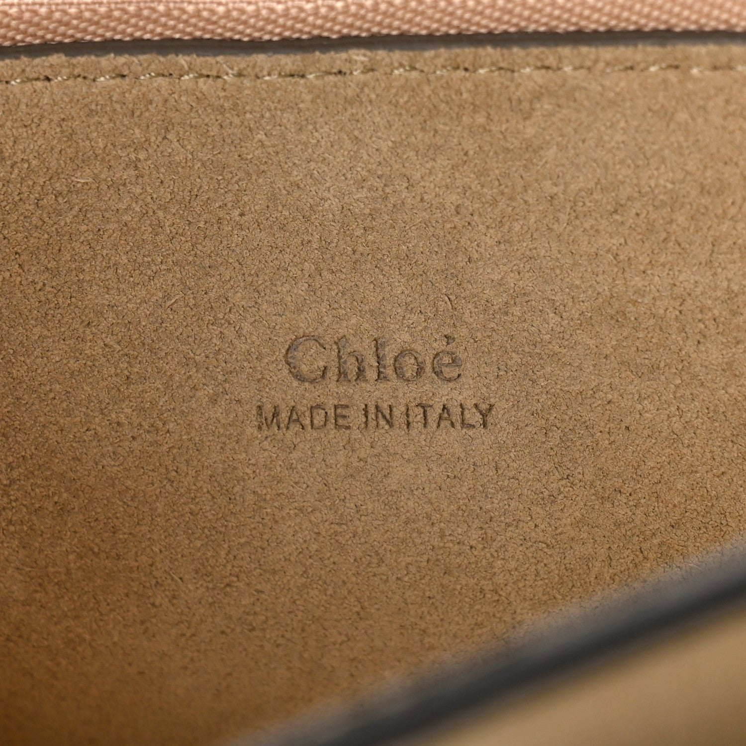 Chloe Suede Calfskin Medium Faye Shoulder Bag Caramel 6 of 9