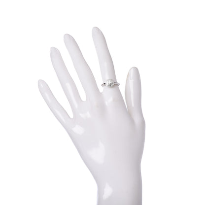 Cartier Platinum Diamond .22ct D'Amour Engagement Ring 51 5.75 2 of 8