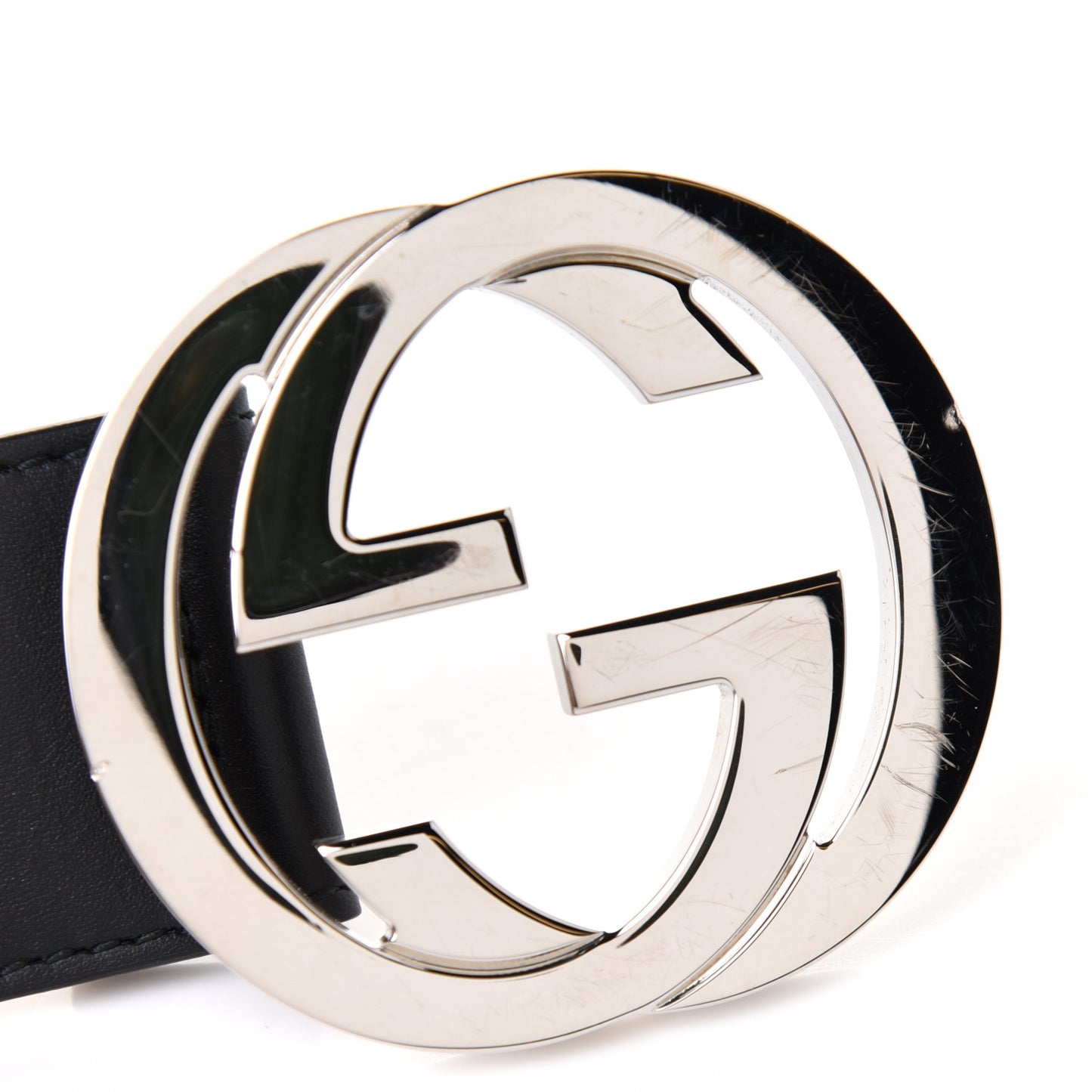 Calfskin Web Interlocking G Belt 100 40 Black