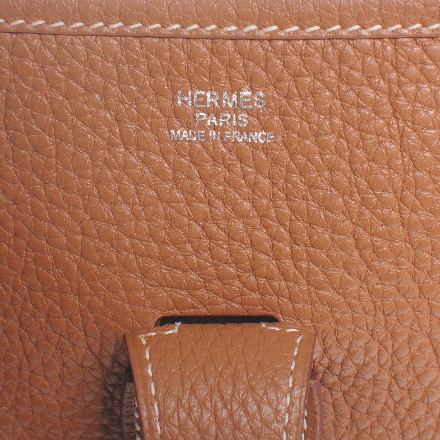 Hermes Taurillon Clemence Evelyne III GM Gold 6 of 8