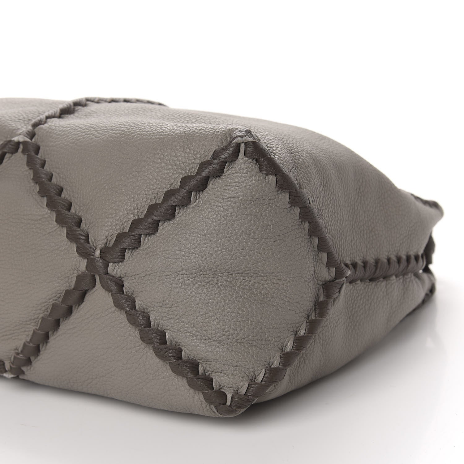 Bottega Veneta Cervo Lavato Deerskin Hobo Dark Cement New Steel 7 of 10