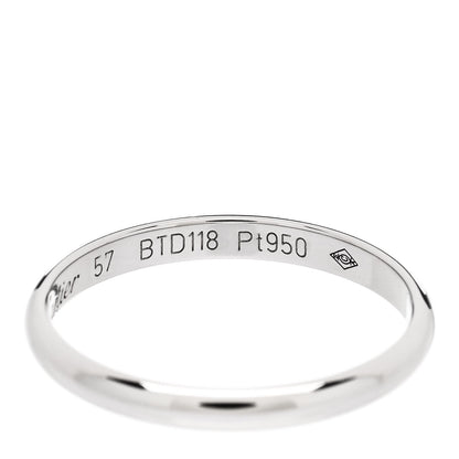 Cartier Platinum 2.5mm 1895 Wedding Band Ring 57 8 5 of 5