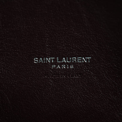 Saint Laurent Grained Calfskin Small Classic Sac De Jour Armaranto 6 of 7