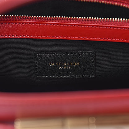 Saint Laurent Calfskin Small Manhattan Shopper Tote Red 6 of 9