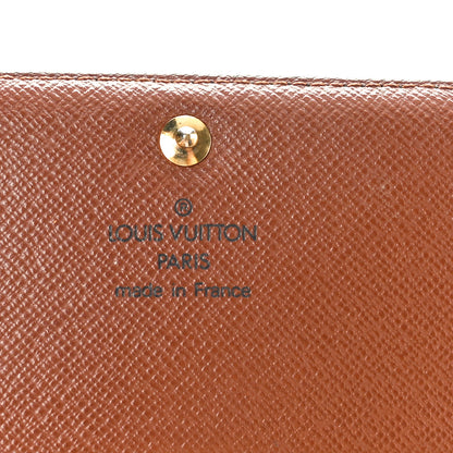 Louis Vuitton Monogram Porte-Monnaie Tresor Wallet 6 of 9