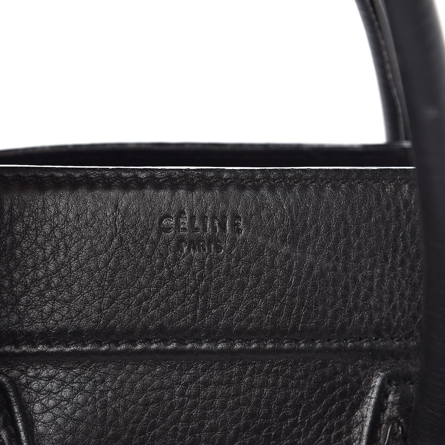 Supple Calfskin Medium Phantom Luggage Black