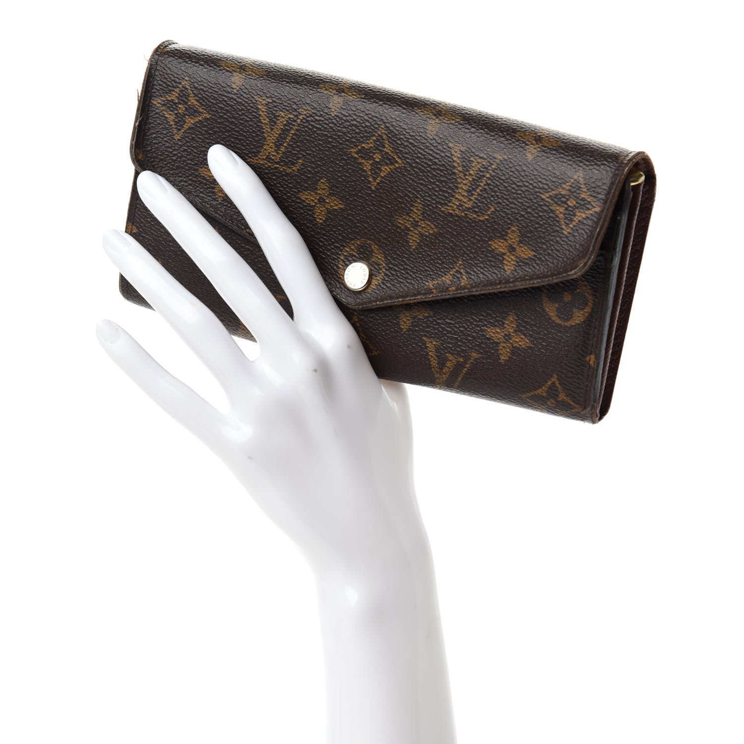 Louis Vuitton Monogram Sarah Wallet NM 2 of 11