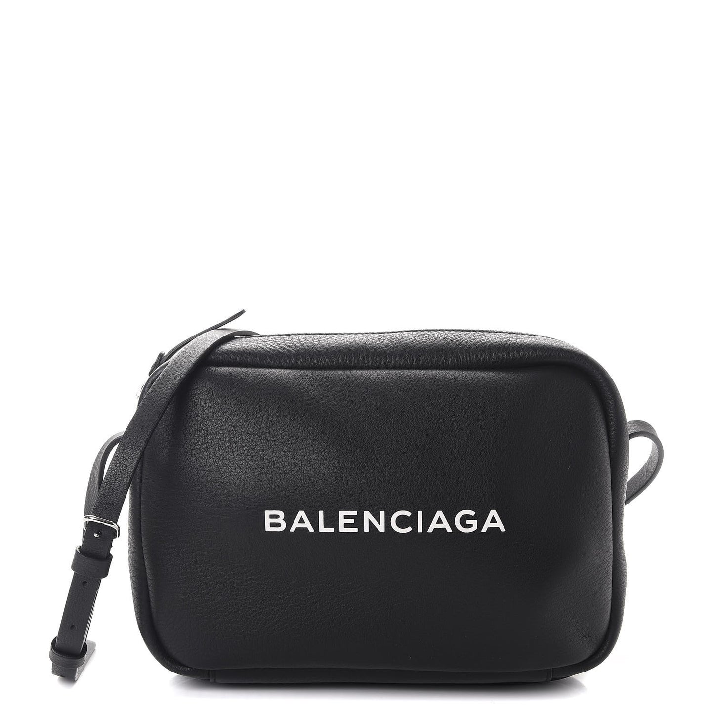 Calfskin Logo S Everyday Camera Bag Black