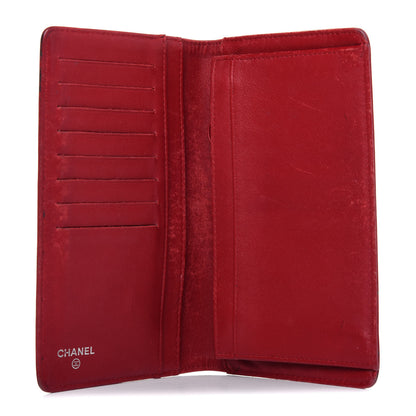Chanel Caviar Timeless CC Yen Wallet Red 5 of 27