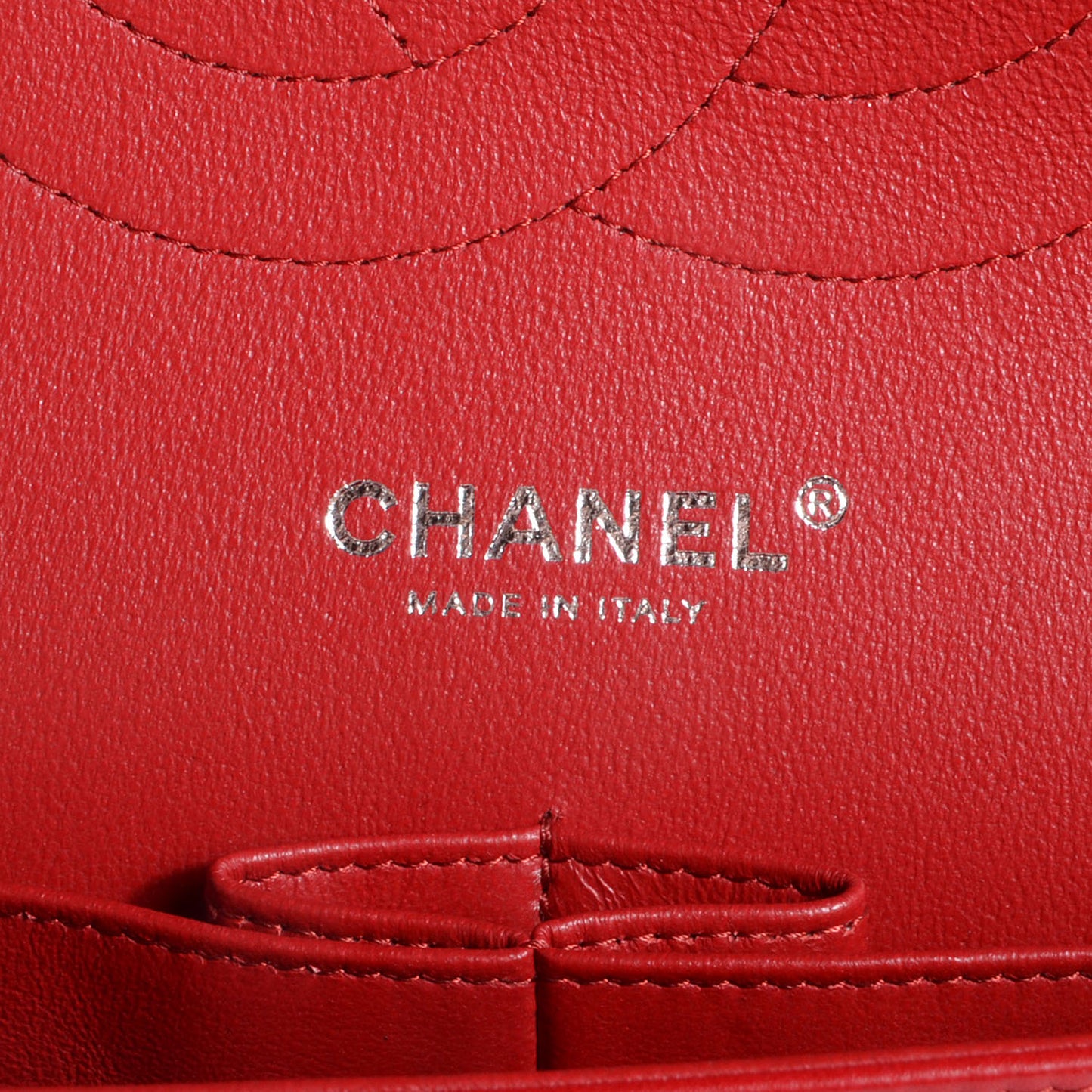 Lambskin Jumbo Double Flap Red