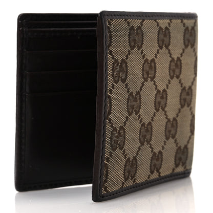 Gucci Monogram Britt Bi-Fold Wallet Dark Brown 3 of 6
