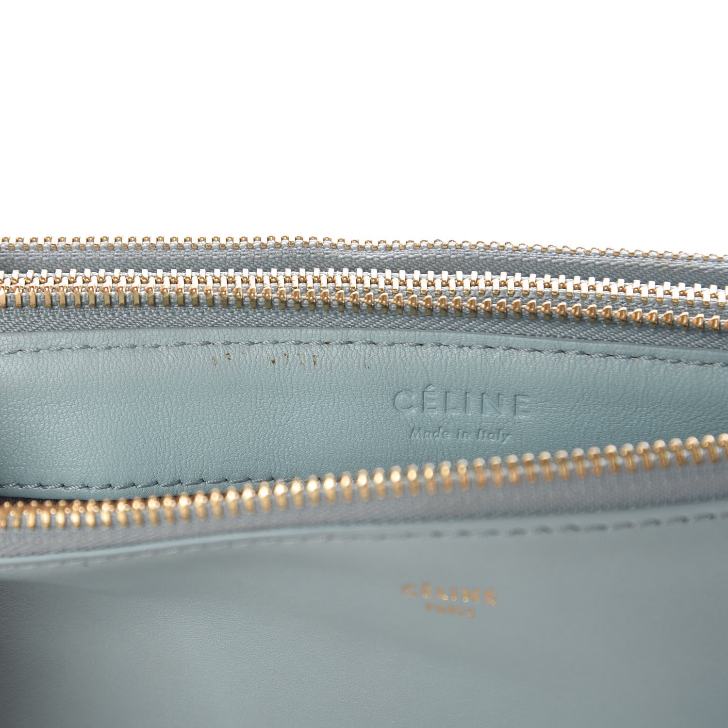 Celine Smooth Lambskin Small Trio Crossbody Bag Jade 11 of 16