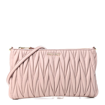 Miu Miu Nappa Matelasse Crossbody Orchidea 1 of 8