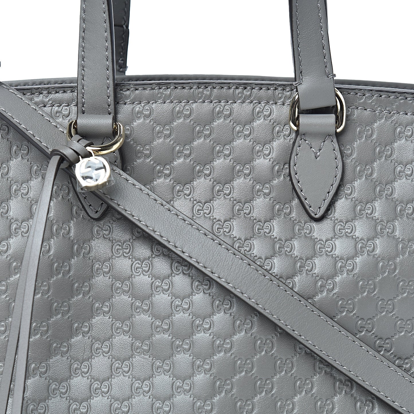 Microguccissima Small Bree Tote Graphite