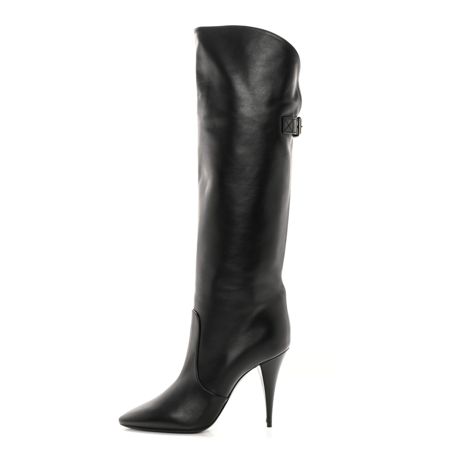 Lambskin Koller 110 Tall Boots 40.5 Black