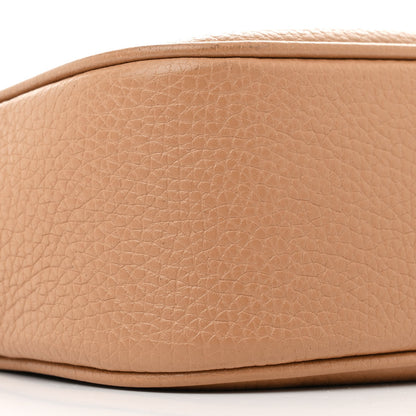 Gucci Pebbled Calfskin Small Soho Disco Bag Camelia 9 of 13