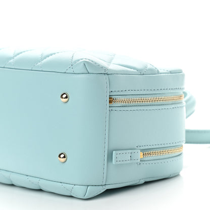 Chanel Lambskin Quilted Small Trendy CC Bowling Bag Light Blue 10 of 12