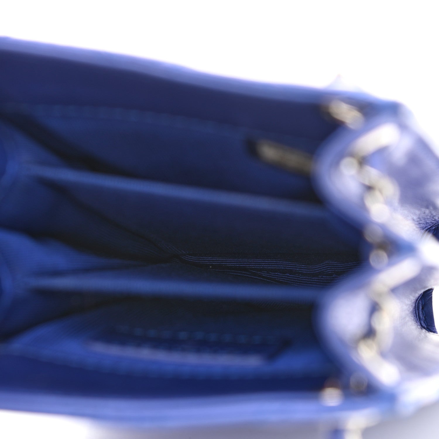 Chanel Calfskin Quilted Crossbody CC Phone Holder Dark Blue 4 of 9