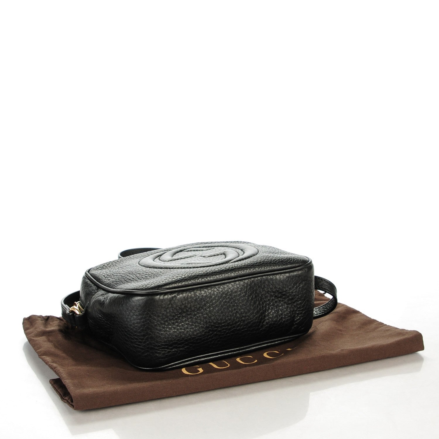 Gucci Pebbled Calfskin Small Soho Disco Bag Black 4 of 7