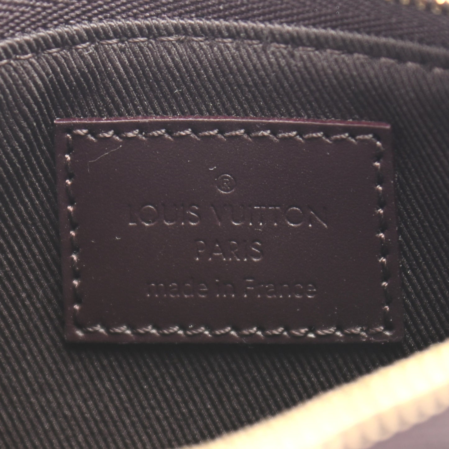 Vernis Monogram Mini Pochette Accessories Amarante