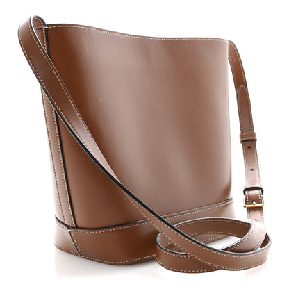 Celine Smooth Calfskin Small Cuir Triomphe Bucket Bag Tan 3 of 13